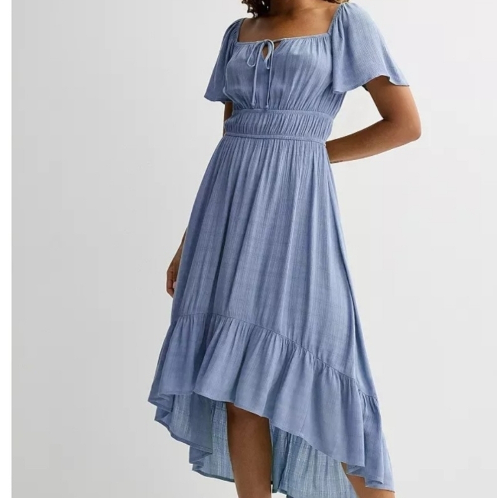 Rewind Blue High Low Dress